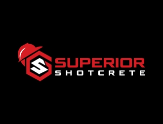 Superior shotcrete  logo design by Erasedink