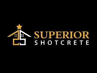 Superior shotcrete  logo design by Webphixo