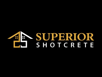 Superior shotcrete  logo design by Webphixo