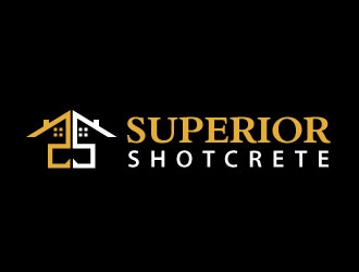 Superior shotcrete  logo design by Webphixo