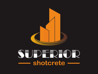 Superior shotcrete  logo design by bismillah