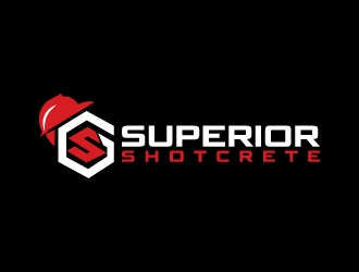 Superior shotcrete  logo design by Erasedink