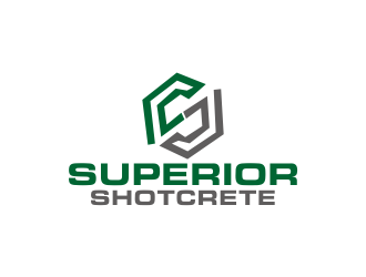 Superior shotcrete  logo design by Greenlight