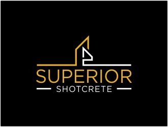 Superior shotcrete  logo design by 48art