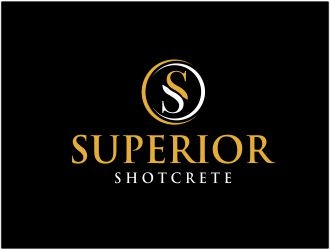 Superior shotcrete  logo design by 48art