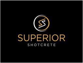 Superior shotcrete  logo design by 48art
