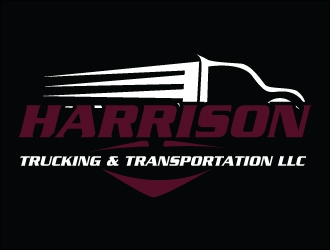 Harrison Trucking & Transportation LLC logo design by AamirKhan
