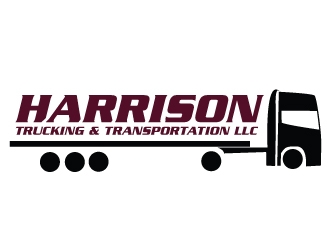 Harrison Trucking & Transportation LLC logo design by AamirKhan