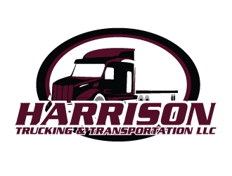 Harrison Trucking & Transportation LLC logo design by AamirKhan