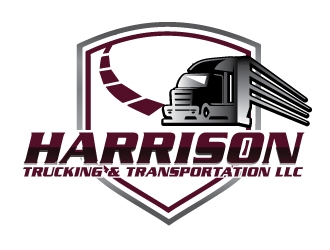 Harrison Trucking & Transportation LLC logo design by AamirKhan