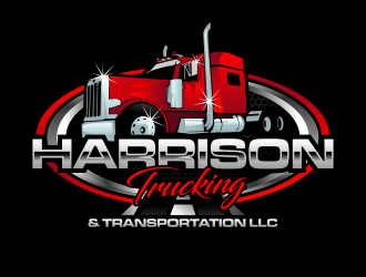 Harrison Trucking & Transportation LLC logo design by semar