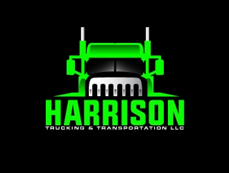 Harrison Trucking & Transportation LLC logo design by AamirKhan