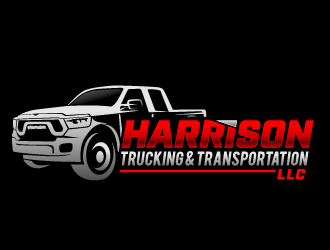 Harrison Trucking & Transportation LLC logo design by THOR_