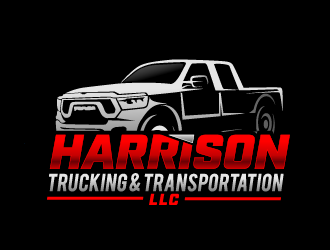 Harrison Trucking & Transportation LLC logo design by THOR_