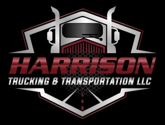 Harrison Trucking & Transportation LLC logo design by MUSANG