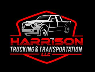 Harrison Trucking & Transportation LLC logo design by THOR_