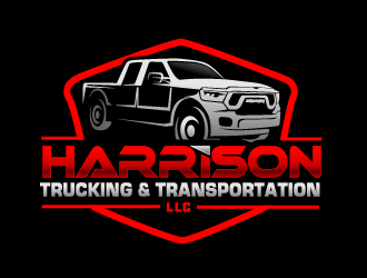 Harrison Trucking & Transportation LLC logo design by THOR_