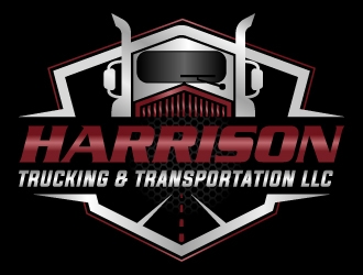 Harrison Trucking & Transportation LLC logo design by MUSANG