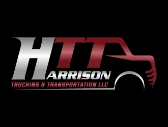 Harrison Trucking & Transportation LLC logo design by MUSANG
