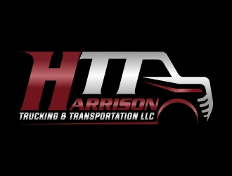 Harrison Trucking & Transportation LLC logo design by MUSANG