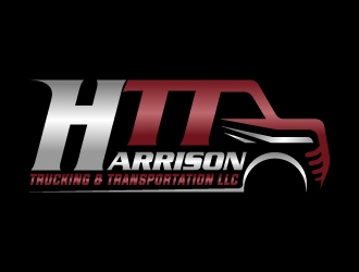 Harrison Trucking & Transportation LLC logo design by MUSANG