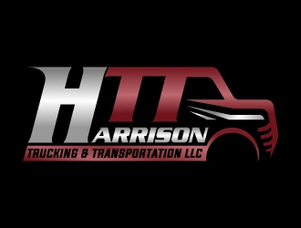 Harrison Trucking & Transportation LLC logo design by MUSANG