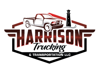 Harrison Trucking & Transportation LLC logo design by REDCROW