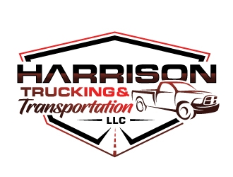 Harrison Trucking & Transportation LLC logo design by REDCROW