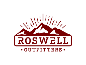 Roswell Outfitters logo design by Panara