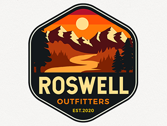 Roswell Outfitters logo design by Optimus