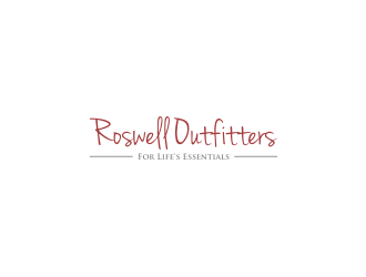 Roswell Outfitters logo design by sodimejo