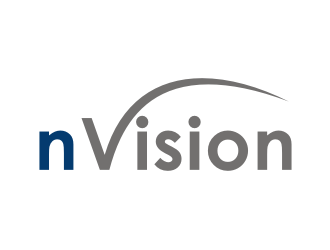 nVision logo design by nurul_rizkon