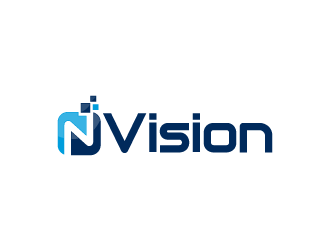 nVision logo design by bluespix