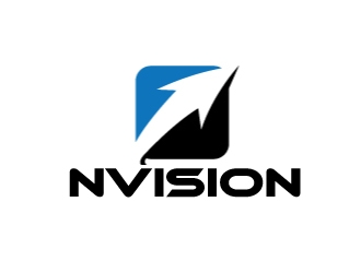 nVision logo design by AamirKhan