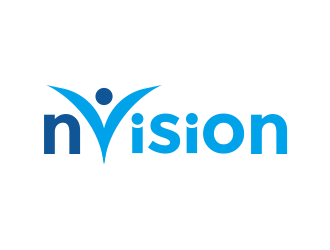 nVision logo design by Girly