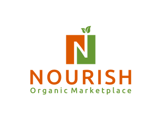 Nourish Organic Marketplace logo design by asyqh