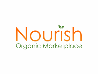 Nourish Organic Marketplace logo design by ammad
