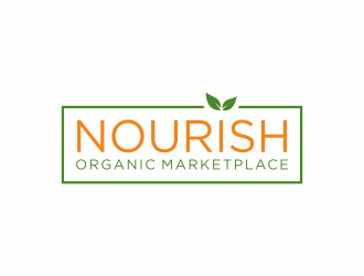 Nourish Organic Marketplace logo design by ammad