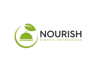 Nourish Organic Marketplace logo design by Inlogoz