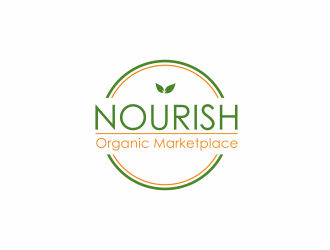 Nourish Organic Marketplace logo design by ammad