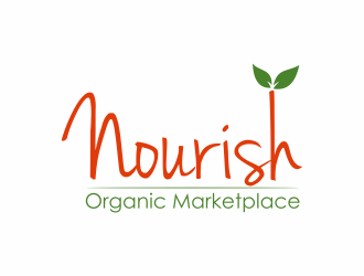 Nourish Organic Marketplace logo design by ammad