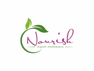 Nourish Organic Marketplace logo design by ammad