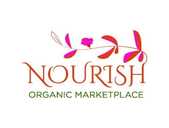 Nourish Organic Marketplace logo design by twomindz