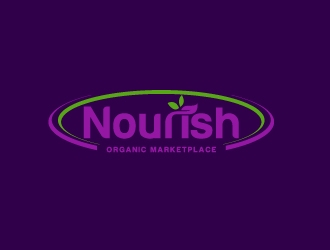 Nourish Organic Marketplace logo design by josephope