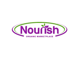 Nourish Organic Marketplace logo design by josephope