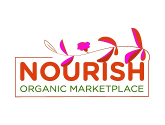Nourish Organic Marketplace logo design by twomindz