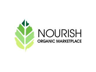 Nourish Organic Marketplace logo design by JessicaLopes