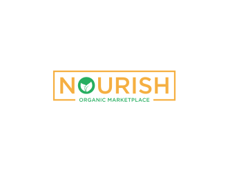 Nourish Organic Marketplace logo design by Nurmalia