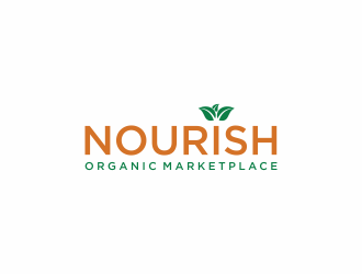 Nourish Organic Marketplace logo design by Franky.