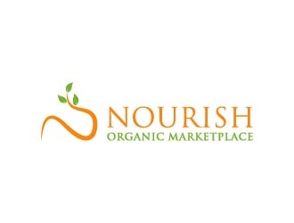 Nourish Organic Marketplace logo design by maserik